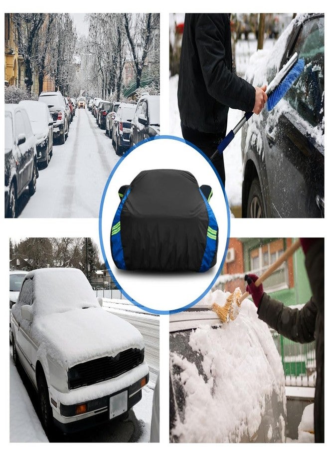 Avecrew Car Cover Custom Fit for Honda Civic Sedan, Waterproof All Weather Full Exterior Cover Rain Snow UV Protection Outdoor Cover with Side Door Zipper Design - Image 3